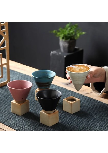 Kaplumbağa Kabuğu Kaba Çömlek Çay Bardağı Japon Latte Çekme Çiçek Porselen Fincan Yaratıcı Retro Seramik Kahve Fincanı Ev Yeni Çömlekçilik Kupa 2022 (Yurt Dışından)