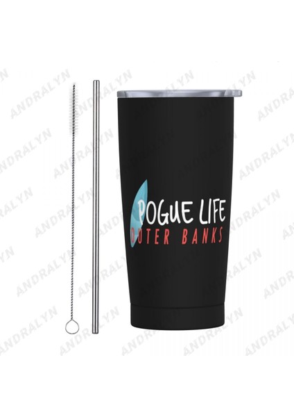 Menekşe 400-600ML Pogue Life Dış Bankalar Paslanmaz Çelik Kahve Kupa Kapaklı Kupa Bira Kupaları Çay Bardağı Metal Bardak Içecek Saman Seyahat Bardakları (Yurt Dışından) fiyatları