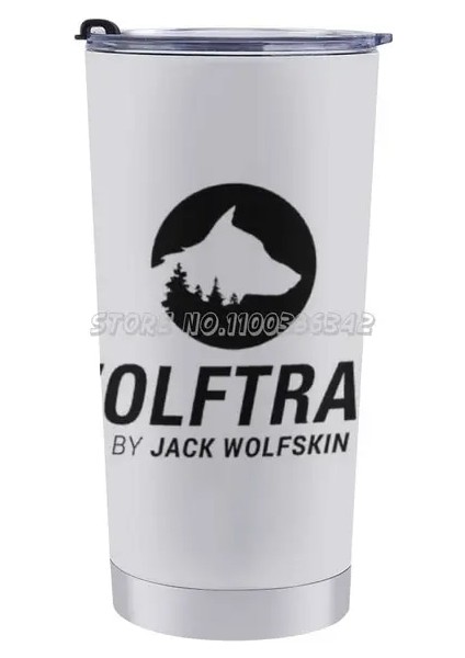 20 Oz The Jungler Wolf 20 Oz Araba Bardak Seyahat Kahve Kupa Paslanmaz Çelik Bardak Araba Taşınabilir Termal Açık Havada Doğa Macera Yürüyüş Seyahat (Yurt Dışından)