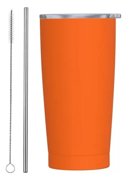 Turuncu 400-600ML Costco Benim Aşkım Dil Paslanmaz Çelik Bira Kupaları Taşınabilir Metal Drinkware Ev Ofis Kullanımı Kahve Çay Su Bardağı (Yurt Dışından)