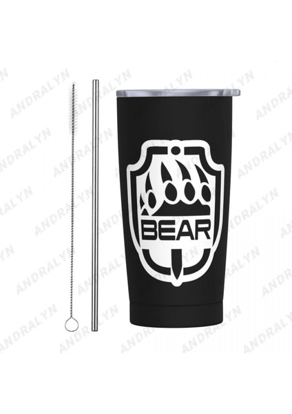 Yeşil 400-600ML Tarkov'dan Kaçış Ayı Taşınabilir Saplı Paslanmaz Çelik Termos Bardak Samanlı Kahve Tumbler Su Şişesi Bira Kupa Taza (Yurt Dışından) fiyatları