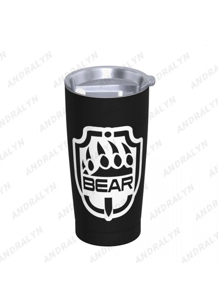 Yeşil 400-600ML Tarkov'dan Kaçış Ayı Taşınabilir Saplı Paslanmaz Çelik Termos Bardak Samanlı Kahve Tumbler Su Şişesi Bira Kupa Taza (Yurt Dışından) modelleri