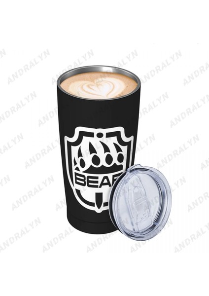 Yeşil 400-600ML Tarkov'dan Kaçış Ayı Taşınabilir Saplı Paslanmaz Çelik Termos Bardak Samanlı Kahve Tumbler Su Şişesi Bira Kupa Taza (Yurt Dışından) fırsatları