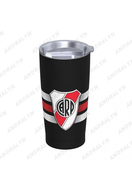 Yeşil 400-600 ml Kalbimin Çizgileri Nehir Plakası Arjantin Paslanmaz Çelik Termal Kupa Bira Bardak Termos Çay Kahve Su Şişesi Termo (Yurt Dışından)