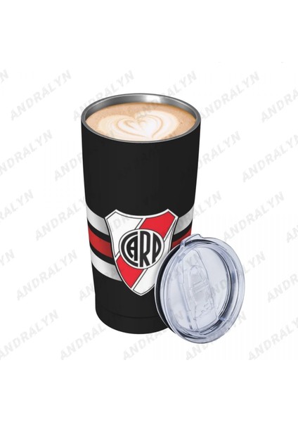 Yeşil 400-600 ml Kalbimin Çizgileri Nehir Plakası Arjantin Paslanmaz Çelik Termal Kupa Bira Bardak Termos Çay Kahve Su Şişesi Termo (Yurt Dışından)