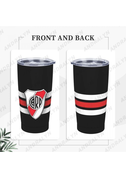 Yeşil 400-600 ml Kalbimin Çizgileri Nehir Plakası Arjantin Paslanmaz Çelik Termal Kupa Bira Bardak Termos Çay Kahve Su Şişesi Termo (Yurt Dışından)