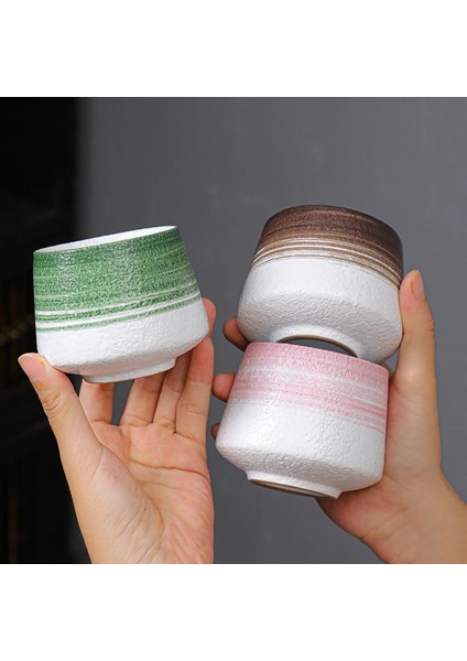 F 101-200 ml Seramik Kahve Fincanı Kahve Kupa Espresso Latte Cappuccino Fincan Çay Fincanı Su Bardağı Ev Ofis Mutfak Drinkware (Yurt Dışından)