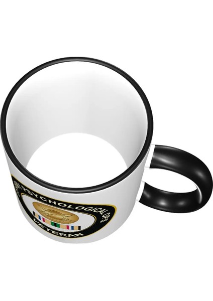 Siyahımsı Yeşil 11 Oz Kahve Kupaları Çay Mugen Ordu Psikolojik Harekat Kolordu Körfez Savaşı Gazisi Ev Çıkartması Sofra Kahve Eşyaları Drinkware Bardaklar (Yurt Dışından) indirimleri