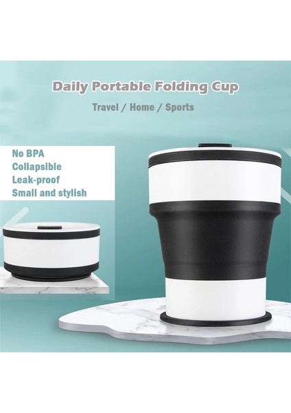 Mor Pembe 550ML 550ML Silikon Bardaklar Taşınabilir Doğa Sporları Su Bardağı Seyahat Kupası Geri Çekilebilir El Fincan Gıda Sınıfı Silikon Katlanır Kahve Fincanı (Yurt Dışından) fiyatları