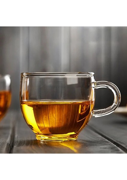 Fincan Yüksek Borosilikat Cam Çift Duvar Yalıtımlı Kahve Fincanı 80 ml Içme Süt Çay Meyve Suyu Kahve Latte Espresso AQ227 (Yurt Dışından)