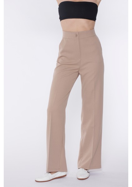 Vizon Yüksek Bel Palazzo Pantolon fiyatları