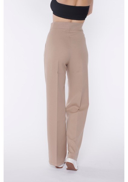 Vizon Yüksek Bel Palazzo Pantolon fırsatları