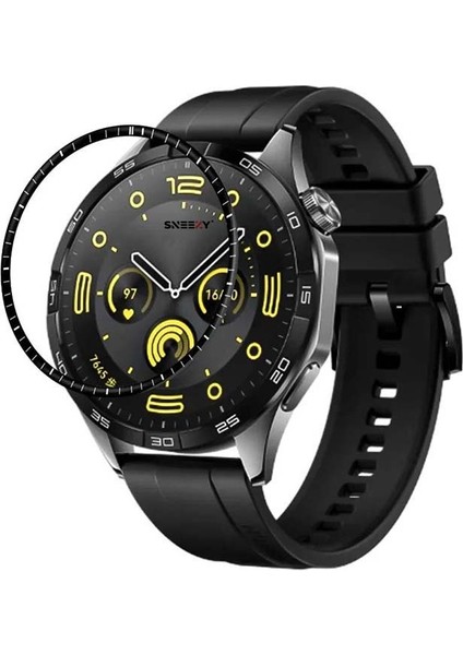 Huawei Gt4 46MM Ile Uyumlu Polymer Temperli Nano 0.5 mm Watch Ekran Koruyucu