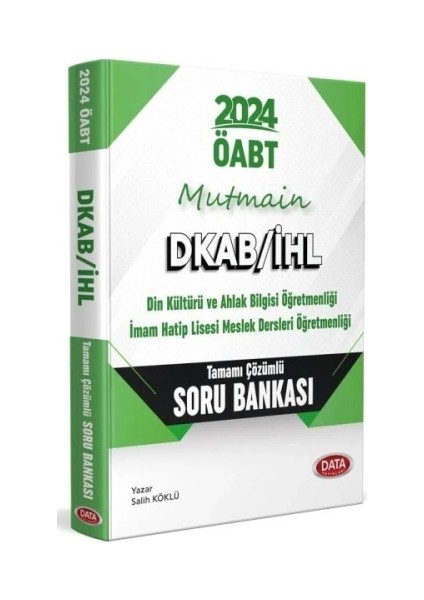 2024 ÖABT Din Kültürü ve Ahlak Bilgisi Öğretmenliği Mutmain Soru Bankası