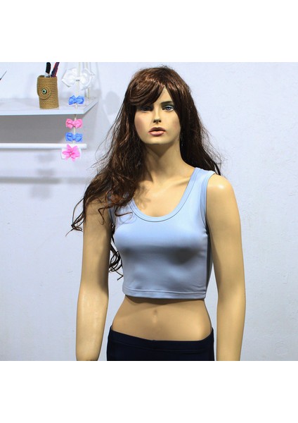 Kadın Spor Sweatshirt Askılı Atlet Büstiyer , Uzun Kollu Crop Set, Gri fırsatları