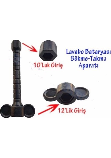 Ay Takımı Batarya Alt Bağlantı Vida Anahtarı Plastik 5 Adet