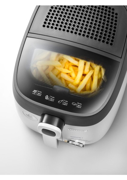 Fritöz, Ayarlanabilir Sıcaklık Kontrolü, Kolay Temizlenebilir - Bulaşık Makinesinde Yıkanabilir, Koku Önleyici Filtre, 1800 W modelleri