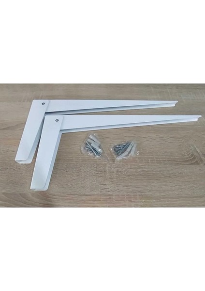 YT400 Duvara Montajlı Katlanır Masa Ayağı Konsolu Aparatı 40CM Beyaz fiyatları