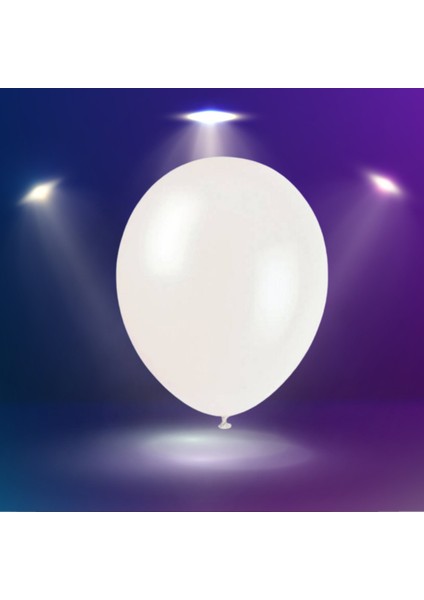 Beyaz Balon 10 Adet