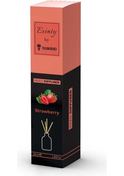 Esinty Bambu Çubuklu Oda Kokusu 50 ml Strawberry (Çilek)