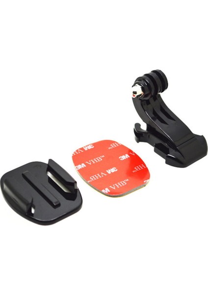 Gopro Uyumlu Düz Zemin Aparatı + J Hook