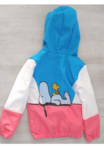 Peanuts Snoopy Baskılı Kız Yağmurluk
