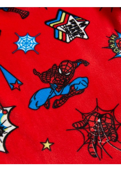 Marks & Spencer Spider-Man™ Uzun Kollu Kadife Pijama Takımı