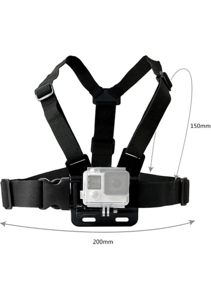 Gopro Uyumlu Göğüs Bandı Askısı Chest Mount