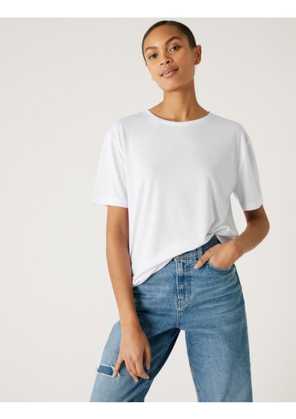 Marks & Spencer 2'li Relaxed Fit T-Shirt Seti