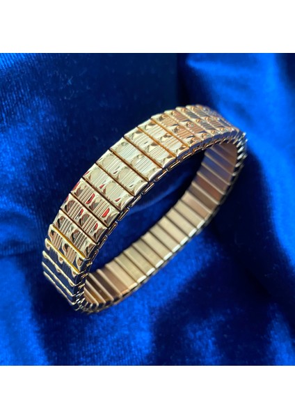 Altın Kaplama Çelik Esnek Bileklik Modayı Kaçırma