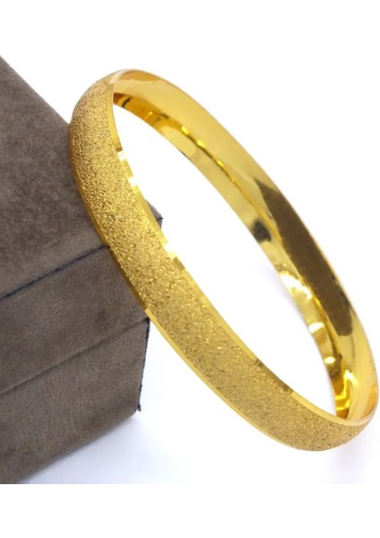 2 Adet Altın Kaplama Bilezik Çok Şık Kararma Solma Yapmaz 2 Yıl Garantili modelleri