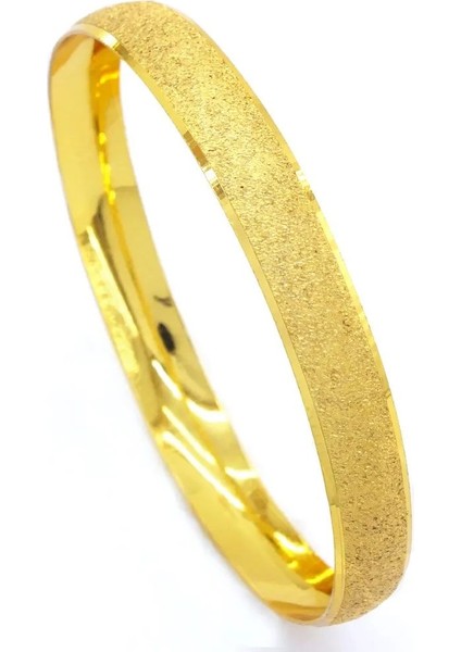 2 Adet Altın Kaplama Bilezik Çok Şık Kararma Solma Yapmaz 2 Yıl Garantili fırsatları