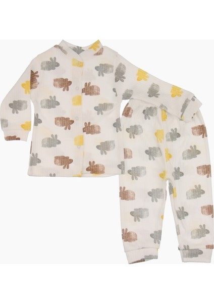 Tavşan Desenli Pijama Takımı