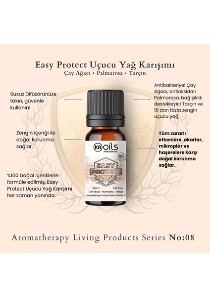 Easy Protect Doğal Korunma Uçucu Yağ Karışımı No:8 10 ml