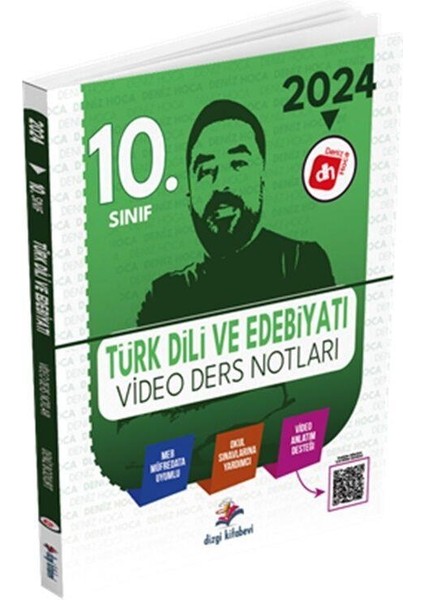 Dizgi Kitap 2024 10. Sınıf Türk Dili ve Edebiyatı Video Ders Notları