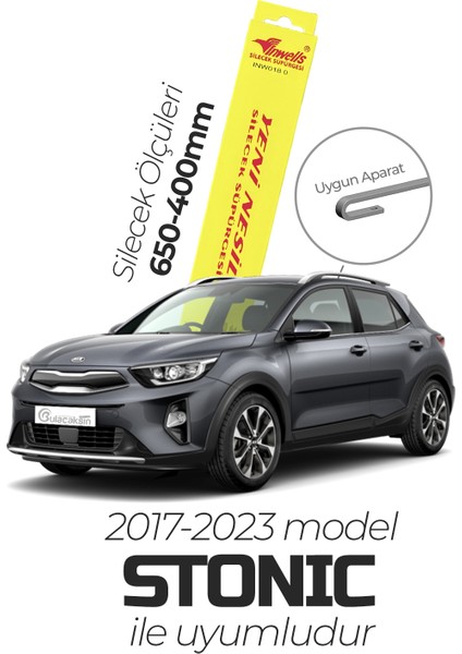 Muz Silecek Takımı Kia Stonic ile Uyumlu 2017-2023 fiyatları