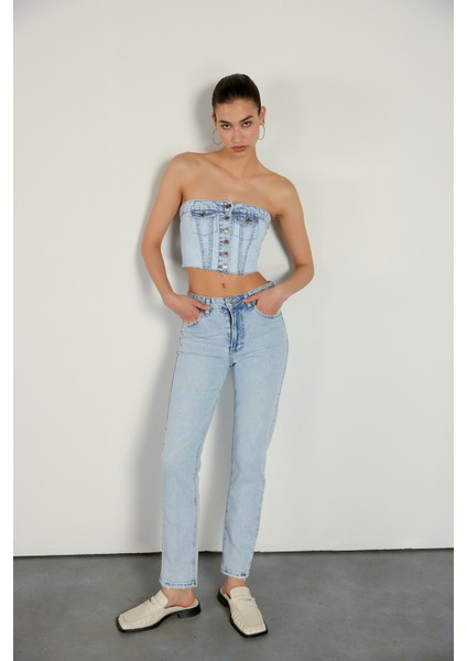 High Waist Mom Jean