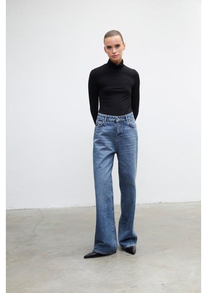 Super wide leg jean