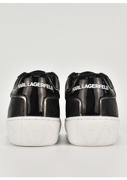 Siyah Kadın Deri Sneaker KL61013 fırsatları