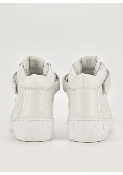 Beyaz Kadın Deri Sneaker KL61056 fırsatları