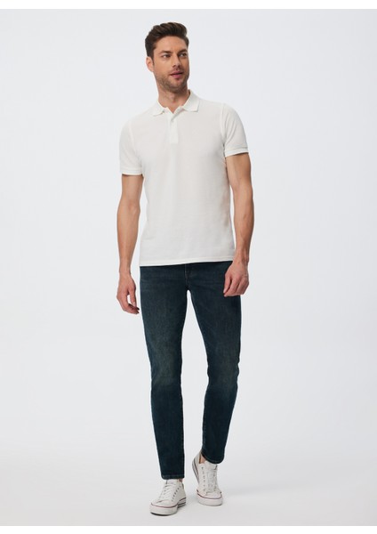 Normal Bel Slim Straight Erkek Denim Pantolon 241 Lcm 121025 Jagger Ferb Brown To