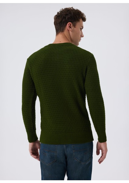 O Yaka Regular Fit Haki Erkek Kazak 241 Lcm 241037 Fonzo Hakı fırsatları