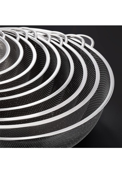 Pirinç Spagetti Süzgeçli Yuvalama Kasesi 38CM (Yurt Dışından)