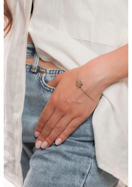 14 Ayar 1,80 gr Yonca Altın Bileklik fırsatları