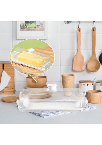 Kapaklı Tereyağı Saklama Kabı Şeffaf (Yurt Dışından) fırsatları