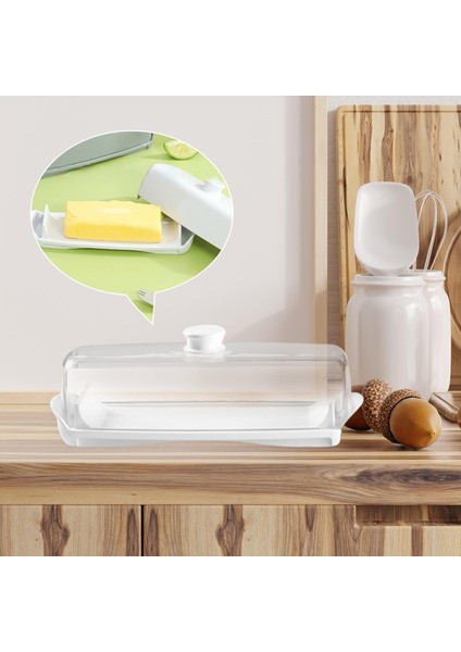 Kapaklı Tereyağı Saklama Kabı Şeffaf (Yurt Dışından) indirimleri