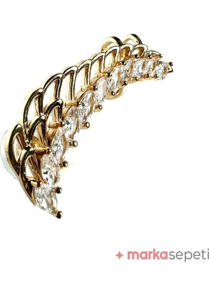 Altın Kaplama Zirkon Detay Kanatlı Kulak Arkası Kıkırdak Küpe fiyatları
