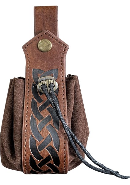Ortaçağ Suni Deri Ipli Kese, Retro Iskandinav Taşınabilir Bozuk Para Cüzdanı, Larp Ren Faire Için Vintage Kemer Kılıfı Zar Çantası (Kahverengi A) (Yurt Dışından) fiyatları
