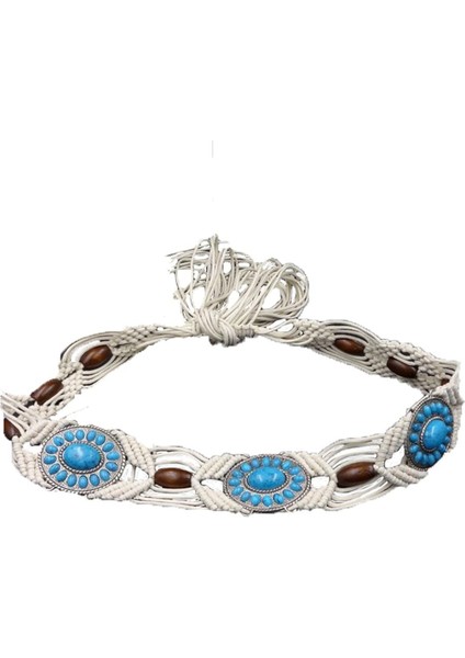 Kadın Bohem Tarzı Ip Örgü Bel Kemeri (Yurt Dışından)