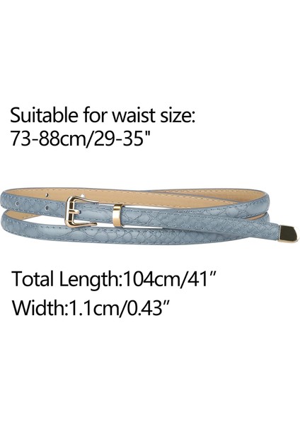 Bayan Sıska Kabartmalı Deri Kemerler Kot Elbiseler Pantolon Için Alaşım Pin Tokalı Kemer (Yurt Dışından) modelleri